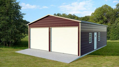 22x31x9 Boxed Eave Garage