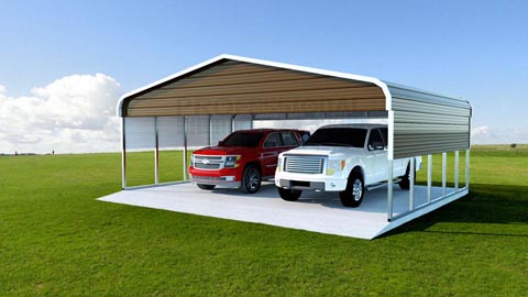 26x21x7 Regular Style Carport